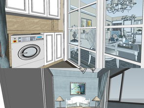 欧式精品室内家装su模型