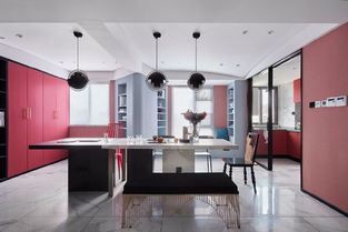 浓烈的色彩空间 安越装饰设计案例 土巴兔北京装修网