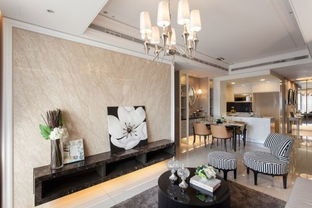 128平北欧田园风温馨公寓客厅美图