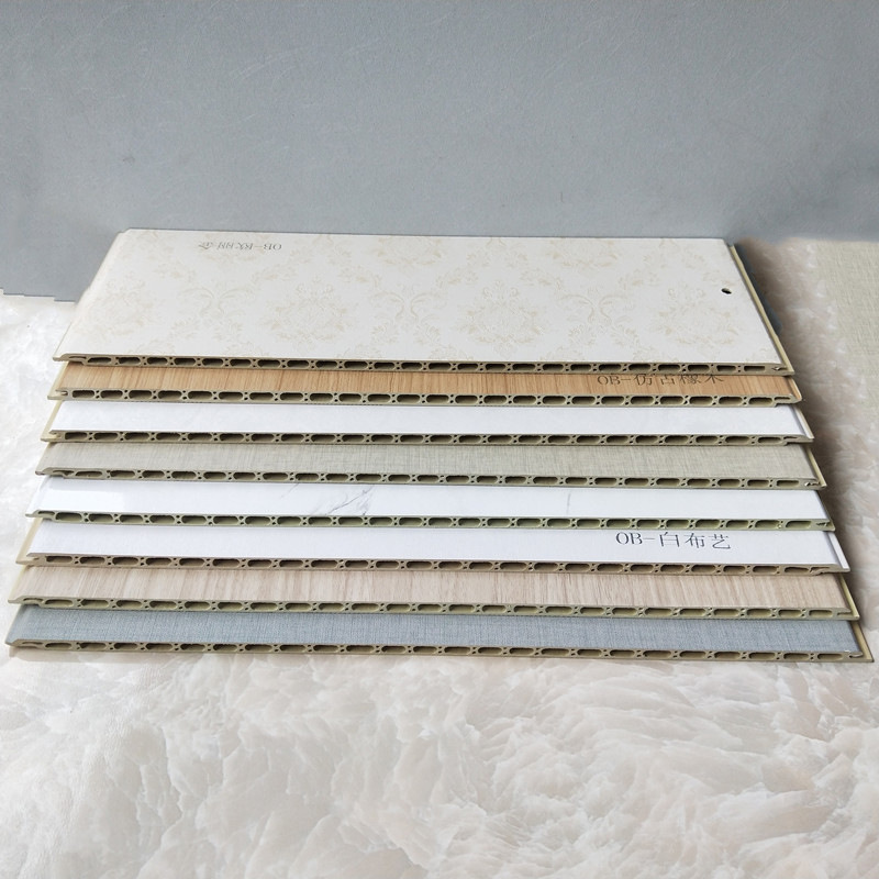 批发竹木纤维背景墙布纹护墙板酒店室内装修集成墙板木饰面板工厂